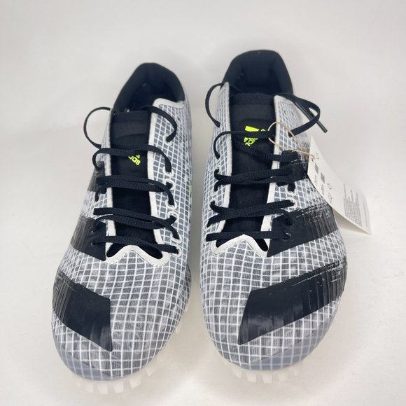 Adidas Adizero FINESSE Track & Field Grey Black Sprint Spikes 7,10,11 FY0335 main image 4